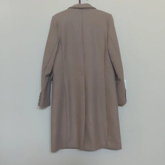 MANGO Wool Blend Coat - Picture 6 of 9